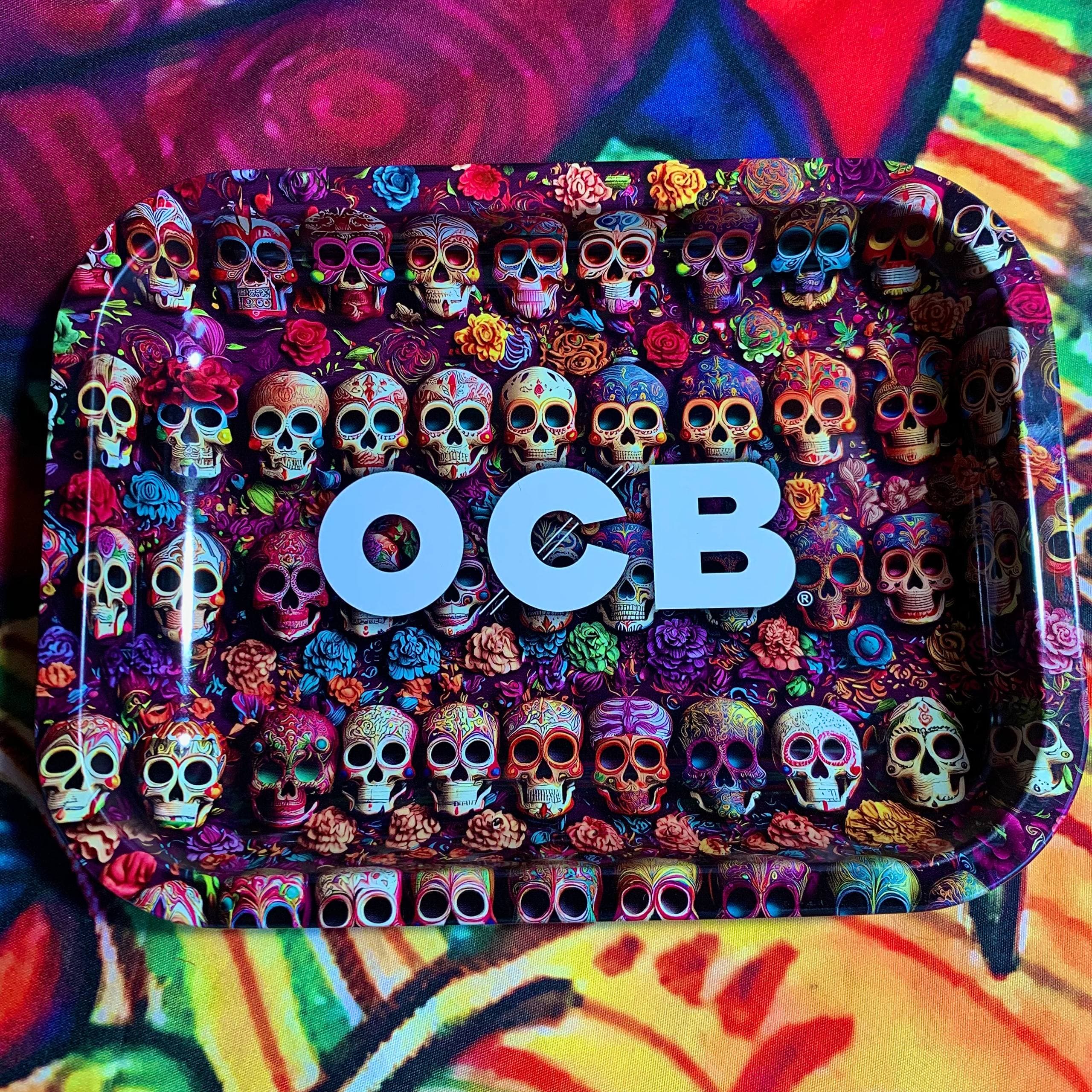 BANDEJA OCB CAVEIRAS ROXA — LIMITED EDITION 20671/24000 💀🟣