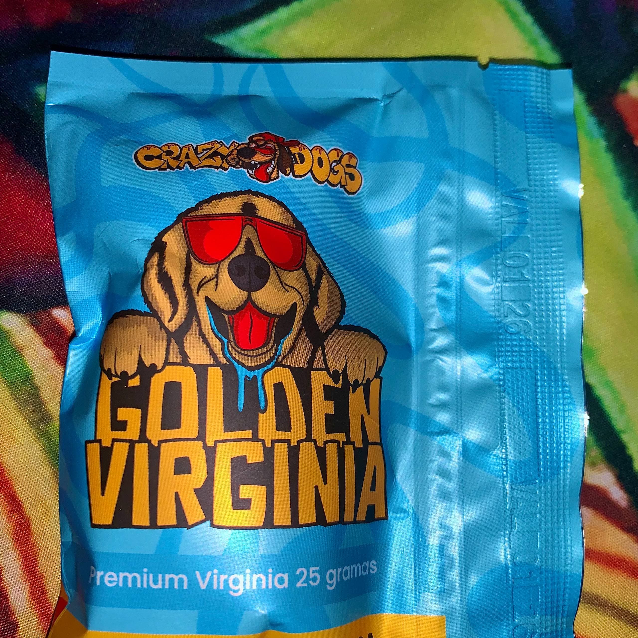 TABACO CRAZY DOGS GOLDEN VIRGINIA 25g 🐕🟡